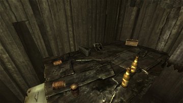 Mercenary Pack in Bradley's Shack. More of the pack's items can be found throughout the interior.