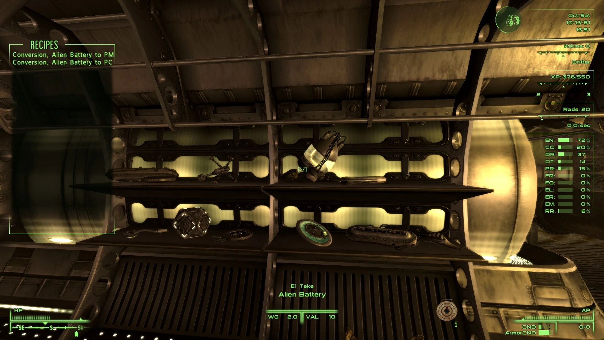 Fallout 3 Mothership Zeta Rare Items Mothership Zeta Rehaul - ModPub