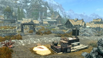 Lion Thane Stronghold Patch + JK's Whiterun Outskirts (not a combo patch, it's compatible without one)