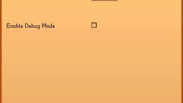 Global Settings - Main Menu