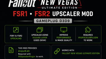 Fallout New Vegas FSR2 Upscaler